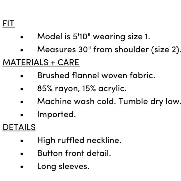 Torrid flannel top - Picture 7 of 7